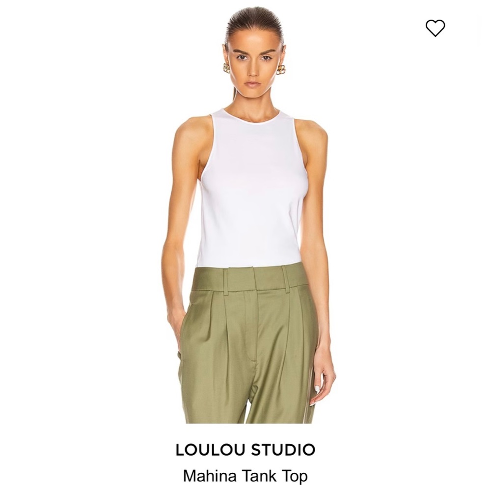 Loulou studio white tank